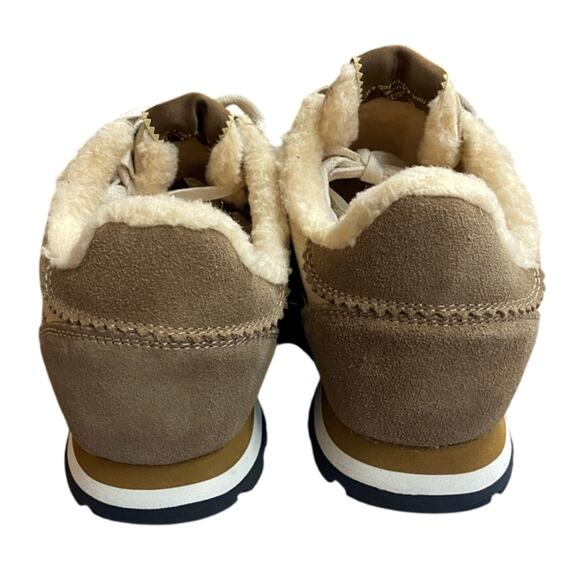 Bearpaw Mogul Hickory Fur Men\'s Sneakers US 8.5 Tan Creme Suede Comfort Shoes main image 3